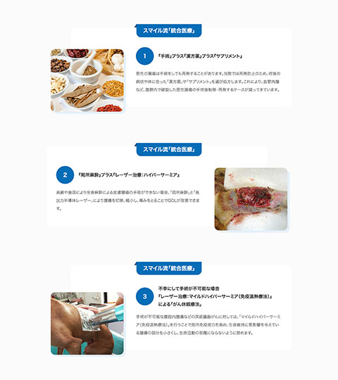 制作実績　動物病院